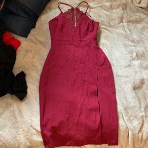 Maroon dress